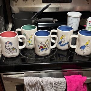 Alice in Wonderland Rae Dunn mug set